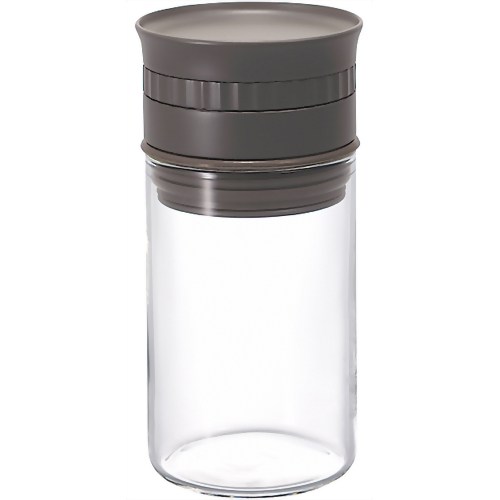 ハリオ ヌーバ・計量スパイスストッカー NSS-M-CGR チャコールグレー 【ハリオグラス】