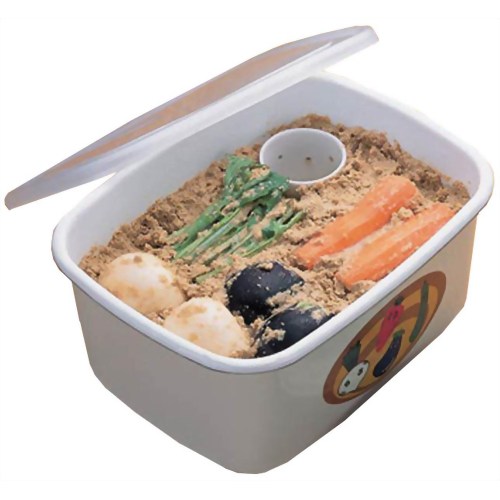 冷蔵庫用ホーローぬか漬器 T312 【オークス】