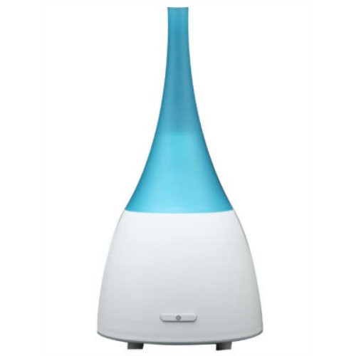 超音波アロマ加湿器 アロマポット ターコイズブルー(アロマディフューザー) 【エレス】