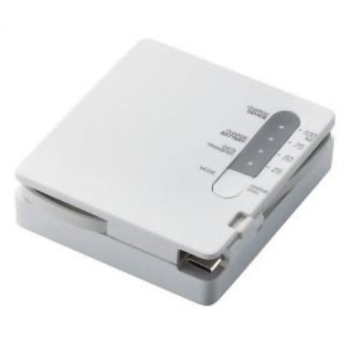 エレコム スマートフォン対応モバイルチャージャー DE-RKJ2WH ホワイト 【エレコム】