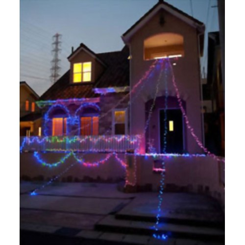 LEDソーラーイルミネーション(50球) ミックス TU-250M　【スリーアップ】