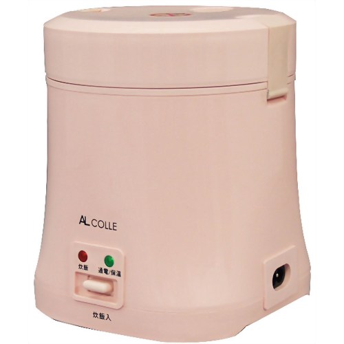 AL COLLE(アルコレ) ミニライスクッカー(1.5合まで) ARC-103/P(ピンク)　【アルファックス・コイズミ】