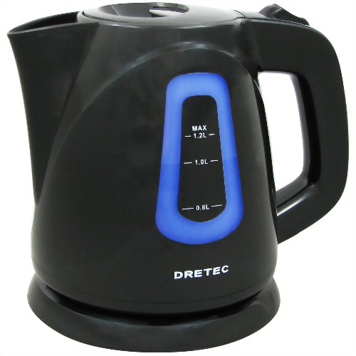 ドリテック 電気ケトル(1.2L) セイロン ブラック PO-108BK 【ドリテック】