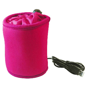 グリーンハウスUSBペットボトルウォーマー/ピンク　GH-USB-PETP